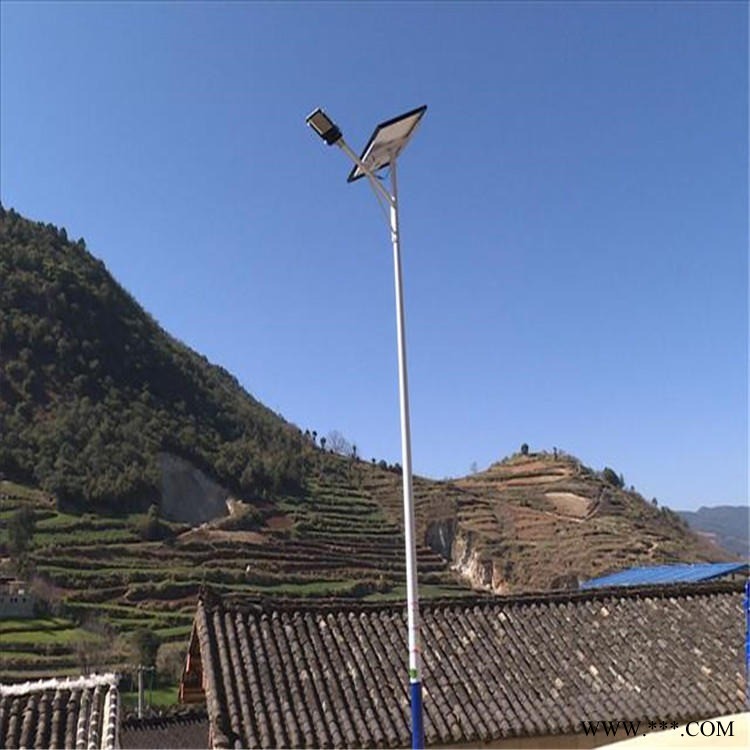 资阳厂家太阳能路灯   led光伏智慧路灯  6米60W高亮路灯批发 耀中光电图1