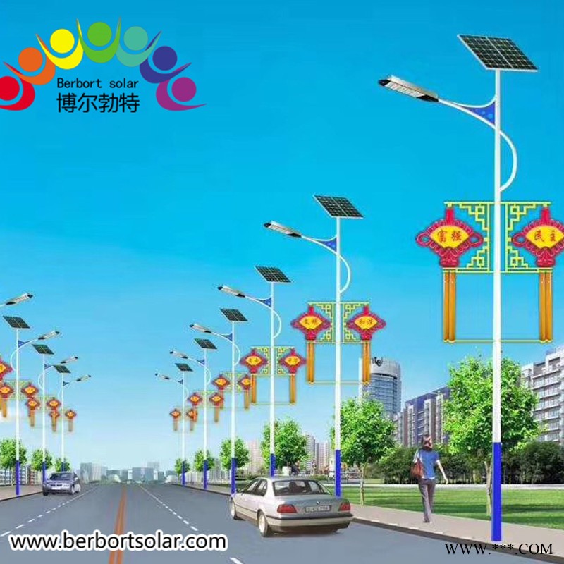 太阳能led路灯 四川雅安6米120w路灯防水路灯图1