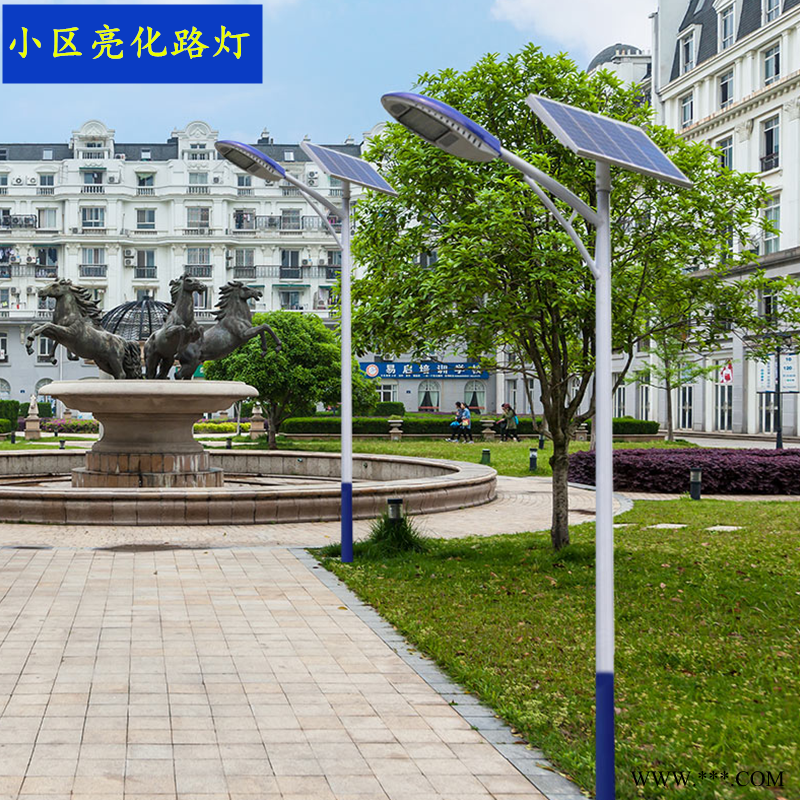 太阳能led路灯 新疆巴音6米30w路灯太阳能庭院路灯价格图1