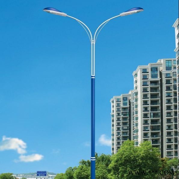 霁月灯饰  江苏扬州厂家   LED路灯 道路照明路灯 户外防水路灯 单臂双臂 海螺臂A字臂路灯图1