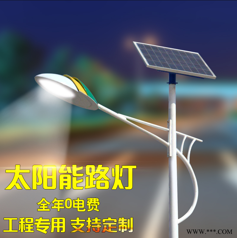太阳能led路灯 河南焦作5米30w路灯锂电池路灯图1