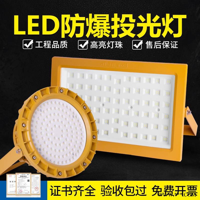 BZD130新黎明LED防爆灯50W电厂磨煤机区域投光灯80W100W图1