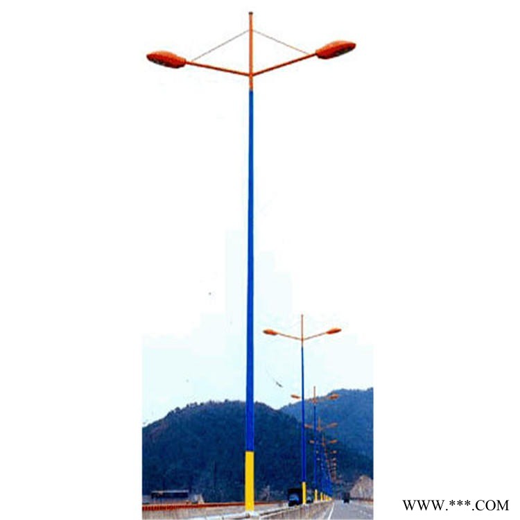 市电路灯图片  毕节市电路灯批发  双臂LED路灯图1