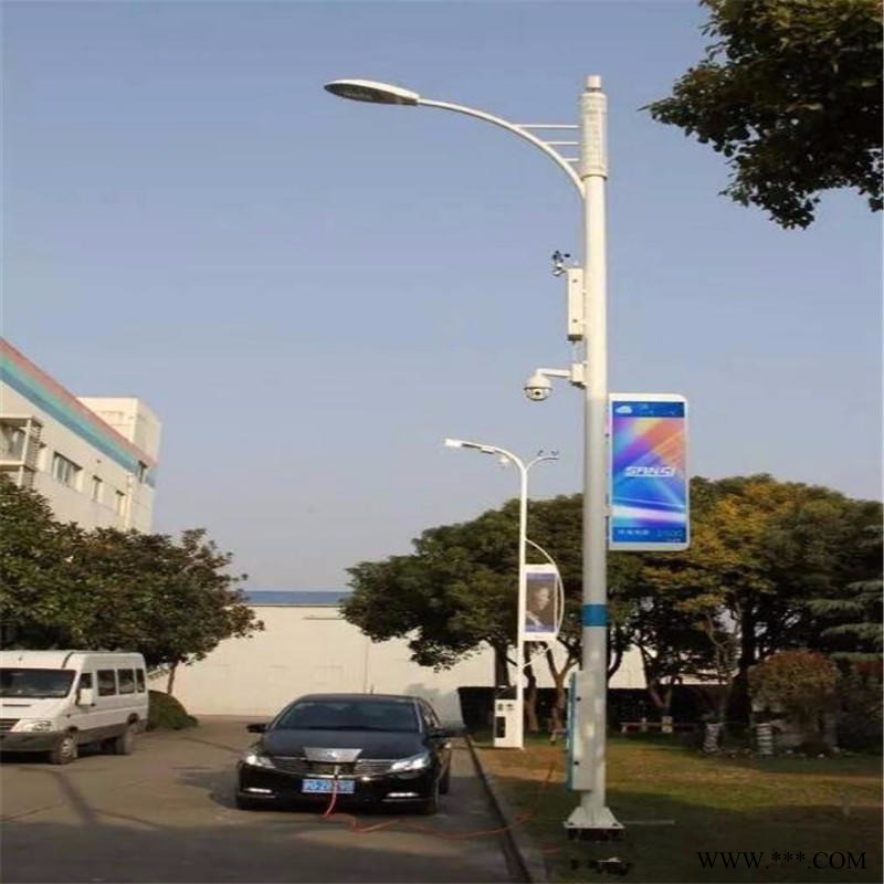 自贡智慧路灯厂家 城市智慧照明 智慧路灯 充电桩灯杆 物联网 LED 太阳能路灯 定制图1