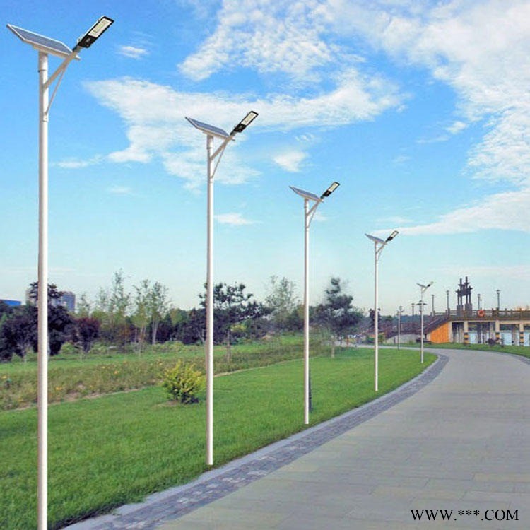 通辽led太阳能路灯厂家,批发大功率市电路灯,霍林郭勒乡村路灯安装配置图1