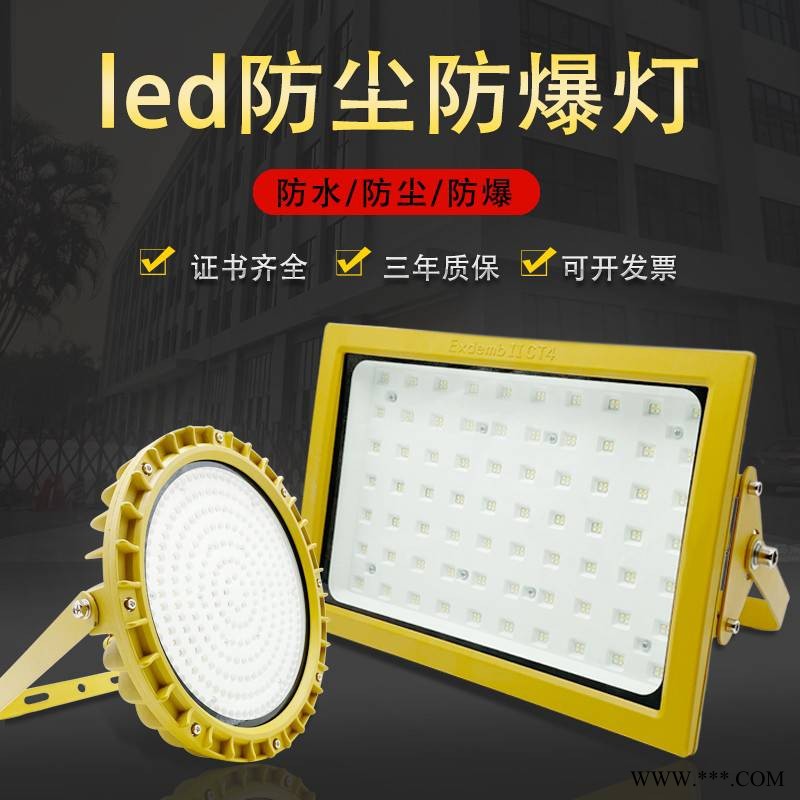 LED防爆灯室外投光灯100W仓库厂房户外照明探照灯图1