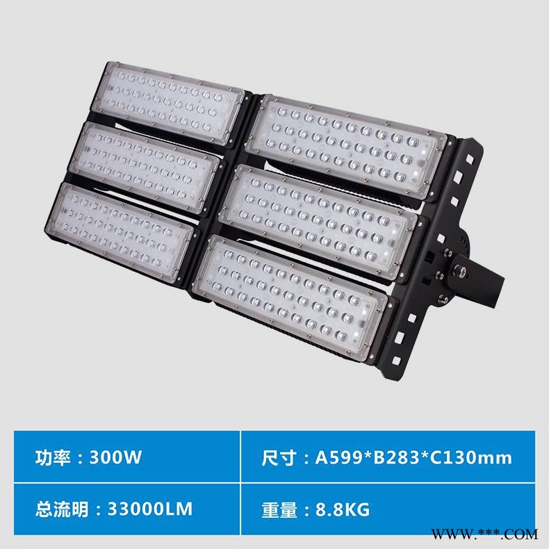 工厂批发隧道地铁照明led投光灯300w图1