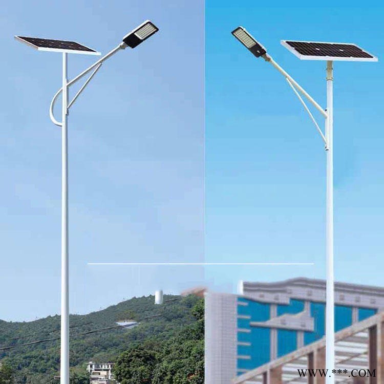 四川凉山农村路灯生产厂家  超亮100w150w市电路灯定制 美丽乡村太阳能路灯安装报价图1
