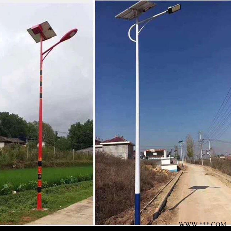 新品锂电一体路灯订做,邢台led太阳能路灯报价,水泥杆路灯农村改造用,英谷照明图1