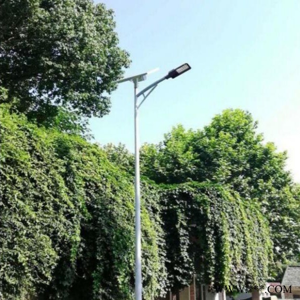 邢台led路灯厂家,6米30瓦太阳能路灯农村爆款,一体化路灯加工出售,自弯臂市电路灯工程专用图1