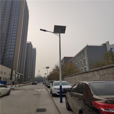 济宁6米30W太阳能路灯厂家 济宁小区路灯批发价格 山东路灯生产厂家定制