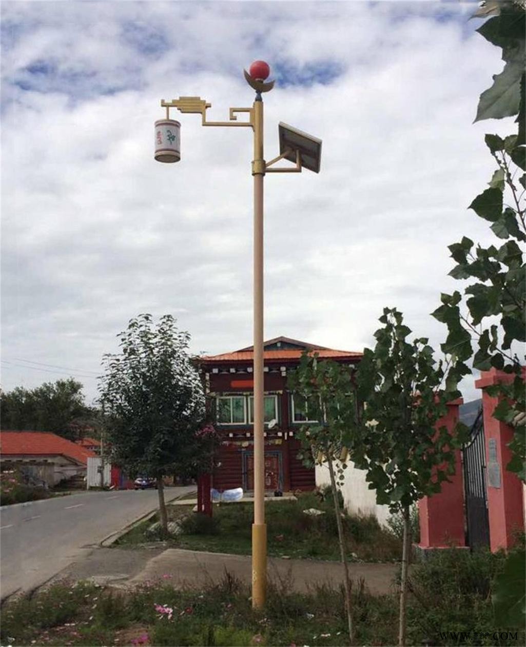 西藏太阳能路灯  太阳能庭院灯生产厂家图1