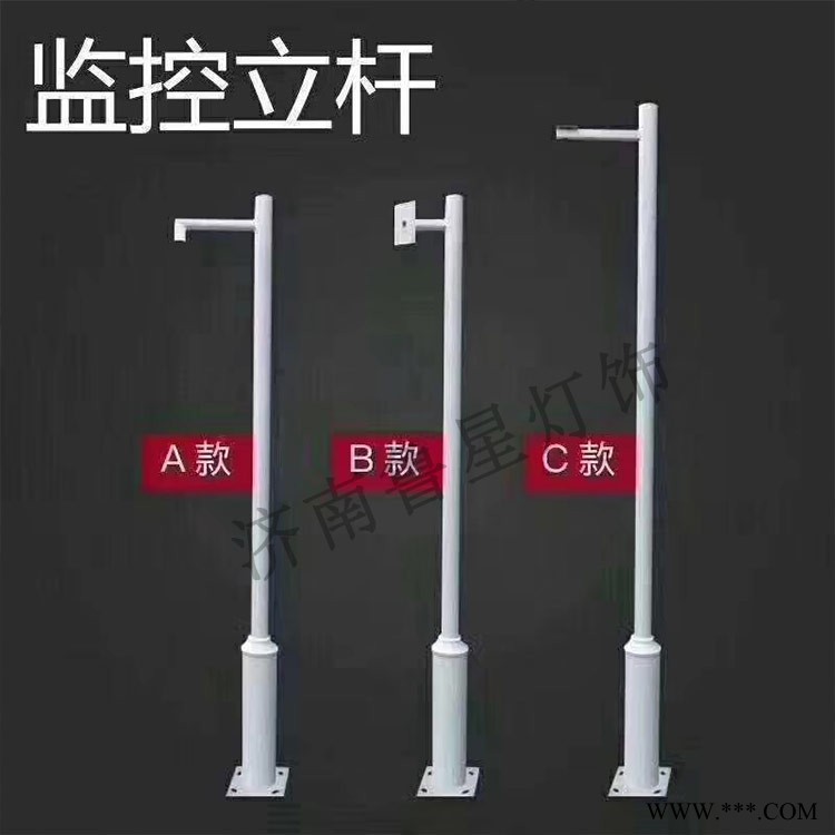 路灯监控立杆厂家-黑龙江路灯监控立杆-鲁星灯饰诚信经营图1