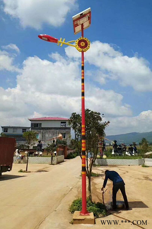 瑞丽太阳能路灯定制-灯源太阳能-瑞丽太阳能路灯图1