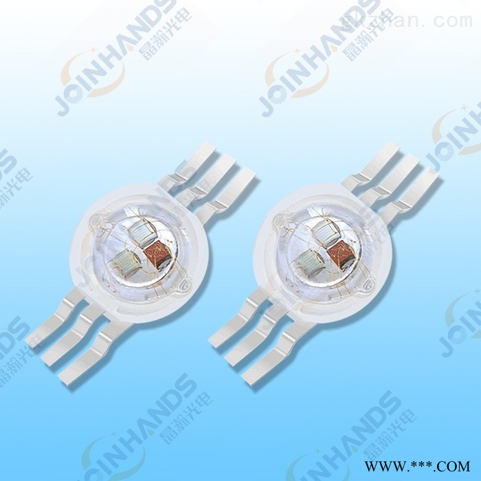 LED大功率仿流明RGB三色合一发光二极管灯珠图1
