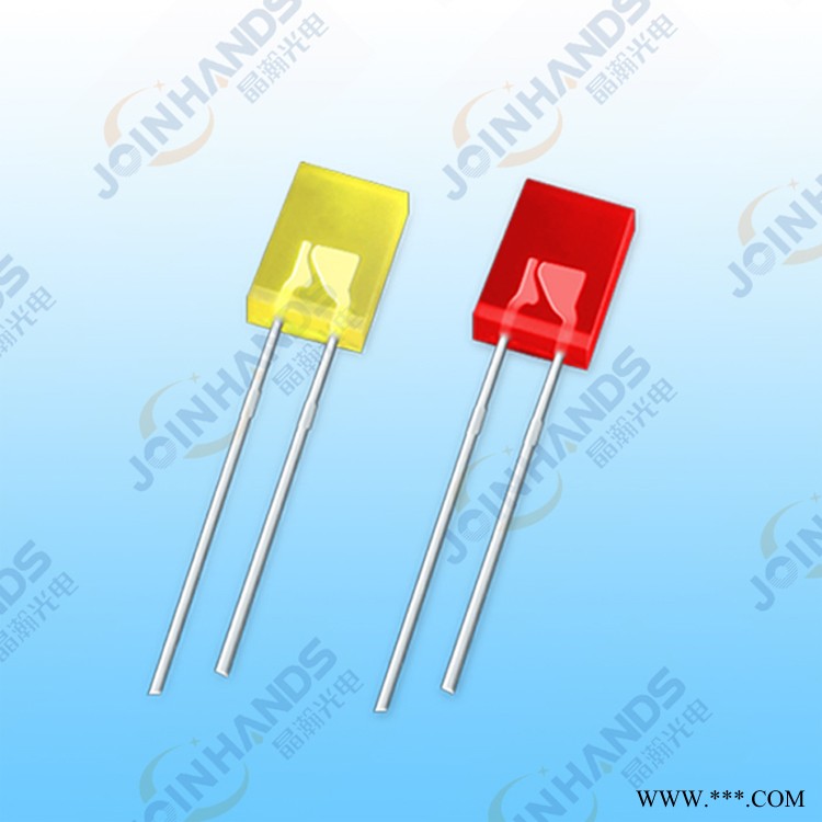 LED直插257mm圆头蓝黄橙红绿发光二极管灯珠图1