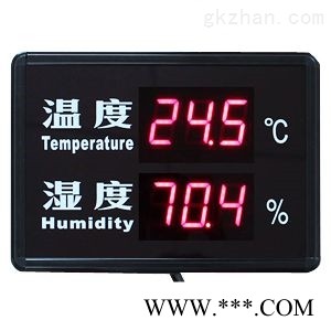 工业用LED温湿度显示屏（黑色外框）图1