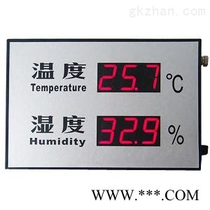 工业用温湿度显示屏（黑色铁外框）图1