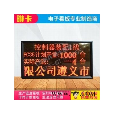 装配线生产计划产量电子看板