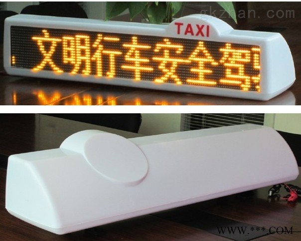 出租车顶灯多少钱考试车led车载广告显示屏图1