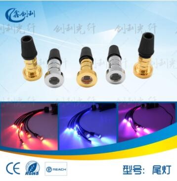 软光纤芯2.0外3.0mm实芯黑皮导光光纤设备导光指示塑料光纤地埋灯图1
