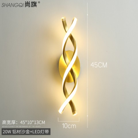 壁灯现代简约卧室床头创意灯北欧过道装饰背景墙艺术设计壁灯客厅图2