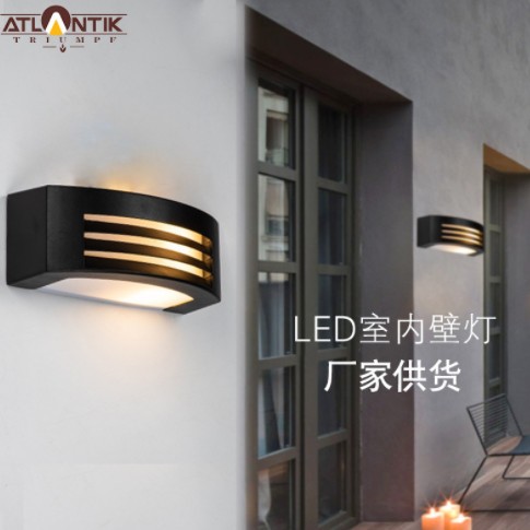 led简约现代室外防水防潮门头家用壁灯别墅庭院院子柱子阳台灯具图2