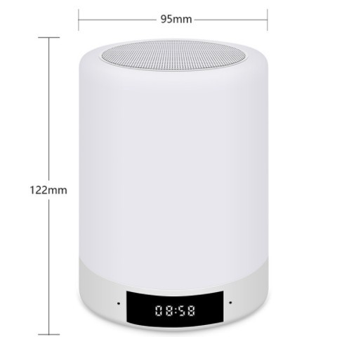 usb小夜灯充电式蓝牙音箱迷你小音响闹钟音箱bluetoothspeaker图2
