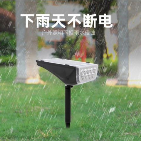 太阳能草坪灯LED户外院子公园景观别墅广场插地灯壁装地插两用灯图2