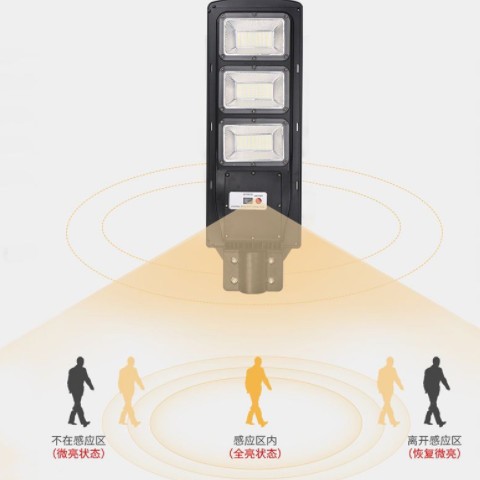 新农村道路一体化太阳能路灯 户外广场庭院灯雷达感应遥控灯批发图3