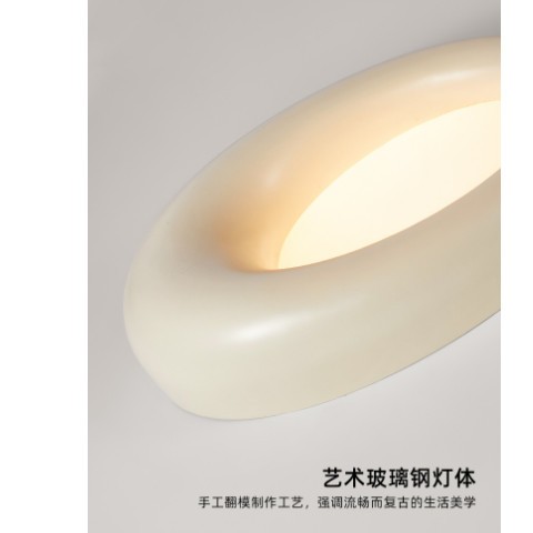 北欧奶油风吸顶灯设计师主灯客厅灯具现代简约创意个性卧室灯饰图2