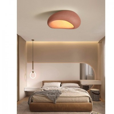 现代侘寂风吸顶灯设计师卧室灯原创新款日式主卧灯大气北欧客厅灯