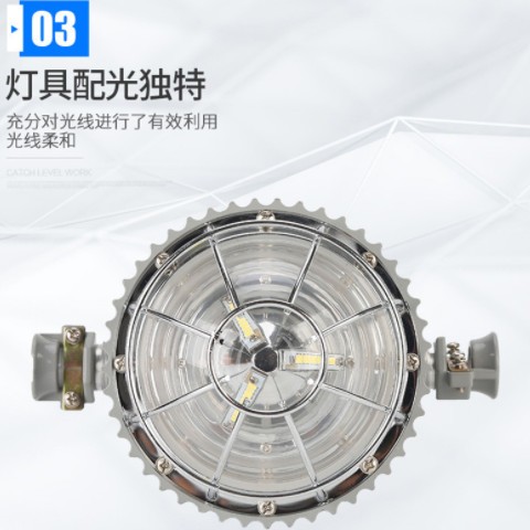 矿用隔爆防爆巷道灯DGS18/127L(A)18WLED防爆灯圆形20W矿用防爆灯图3