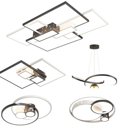 全屋家装主灯现代简约智能吸顶灯led家用房间灯卧室灯具全套批发图1