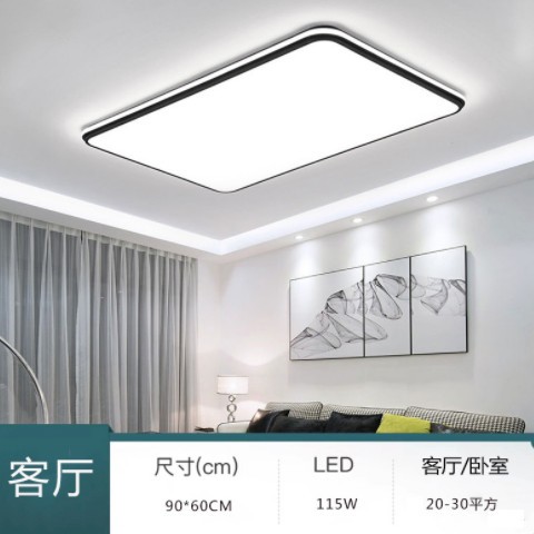 现代简约led全屋灯具卧室灯客厅灯家装照明灯具灯饰餐厅灯吸顶灯图3