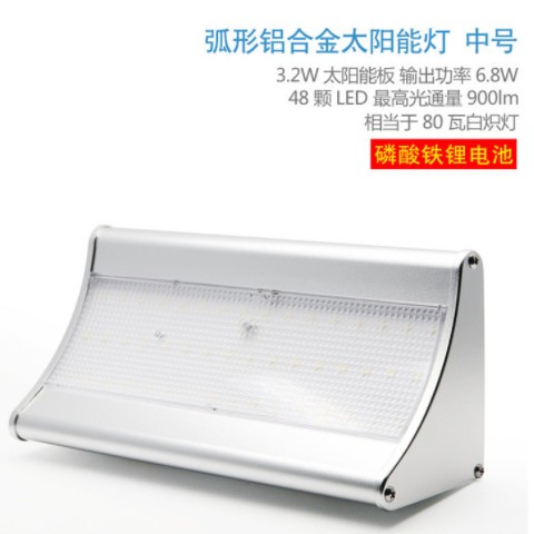 别墅庭院太阳能灯新能源户外多功能自动雷达感应LED照明壁灯路灯图1