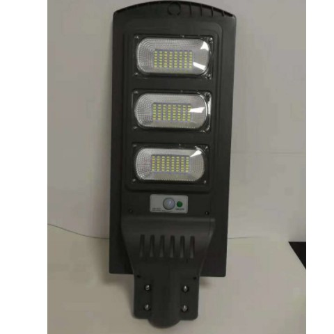 工厂批发100W城镇路灯一体化太阳能路灯头 家用LED太阳能庭院门灯图2
