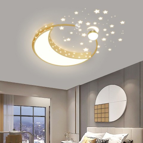 客厅灯轻奢星空吸顶灯温馨满天星卧室灯现代简约全屋智能灯具套餐图3