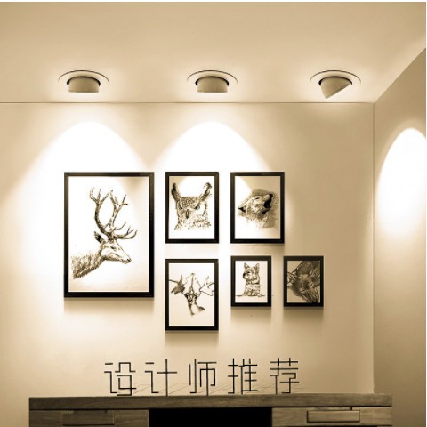 led象鼻灯COB伸缩360度旋转可调角度酒店商场服装店铺背景墙射灯图3
