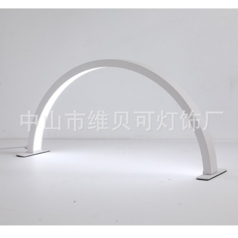 弧形灯u型半月美甲工作灯具美容院护眼简约LED美甲台灯图3
