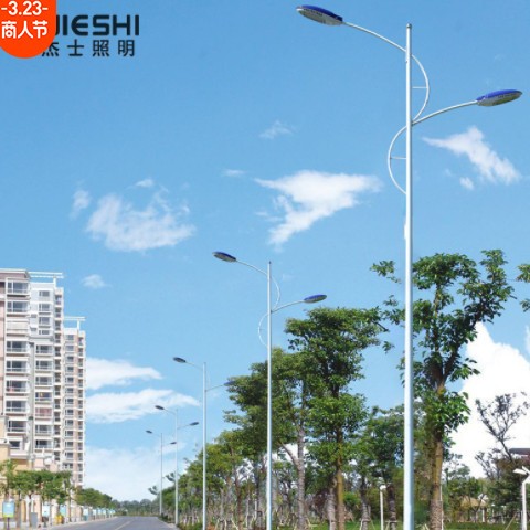 中山意杰士路灯厂家 LED户外高低双头市电市政工程道路照明图3