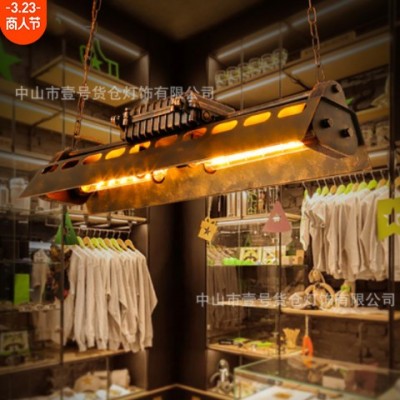 工业风吊灯创意个性loft复古怀旧餐厅办公室美式铁艺吊灯吧