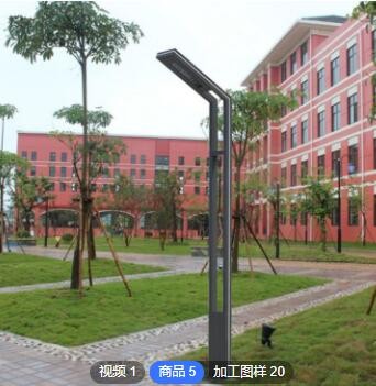 铝型材户外景观庭院灯LED小区3米4米超亮别墅广场草坪道路灯图3