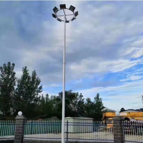 厂家供应LED高杆灯运动馆足球场升降式圆形升降式户外照明路灯图2