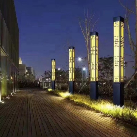 厂家供应户外道路灯LED道路草坪路灯花园灯公园广场小区玉兰灯图2