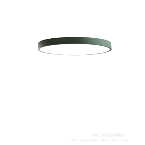 全光谱吸顶灯卧室灯现代简约圆形灯具创意客厅灯书房过道阳台灯图2