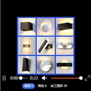 现货简约室内壁灯LED床头卧室书房灯厂家批发跨境过道楼梯墙壁灯图1