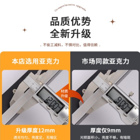 户外防水LED壁灯极简长条工程洗墙灯花园庭院门口柱子围墙线条灯图1
