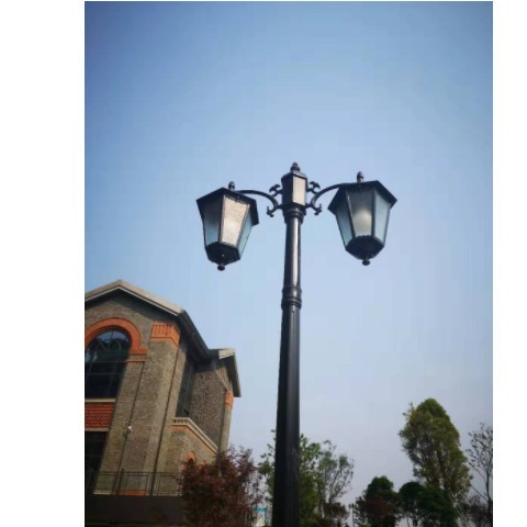 欧式庭院灯铝材户外路灯小区别墅花园LED庭院灯图2