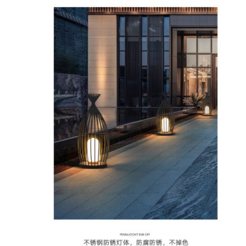 户外庭院灯防水庭院落地灯日式花园别墅草坪灯室外园林景观装饰灯图3